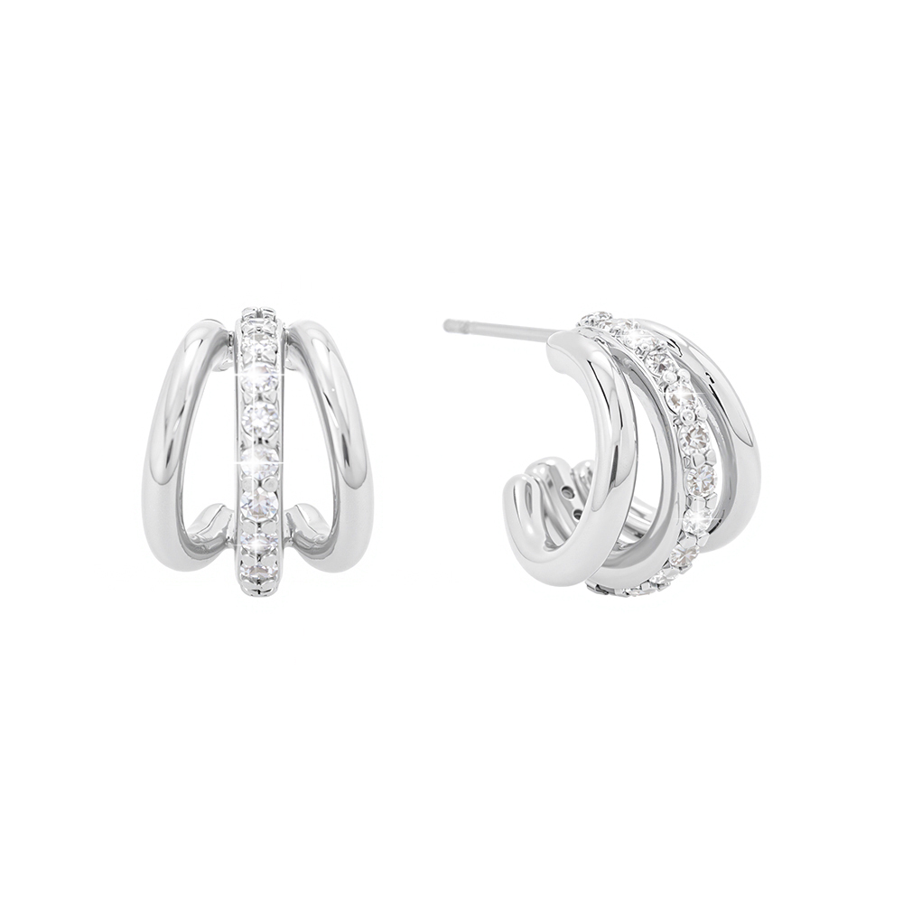Jackie Silver Multi Earcuff