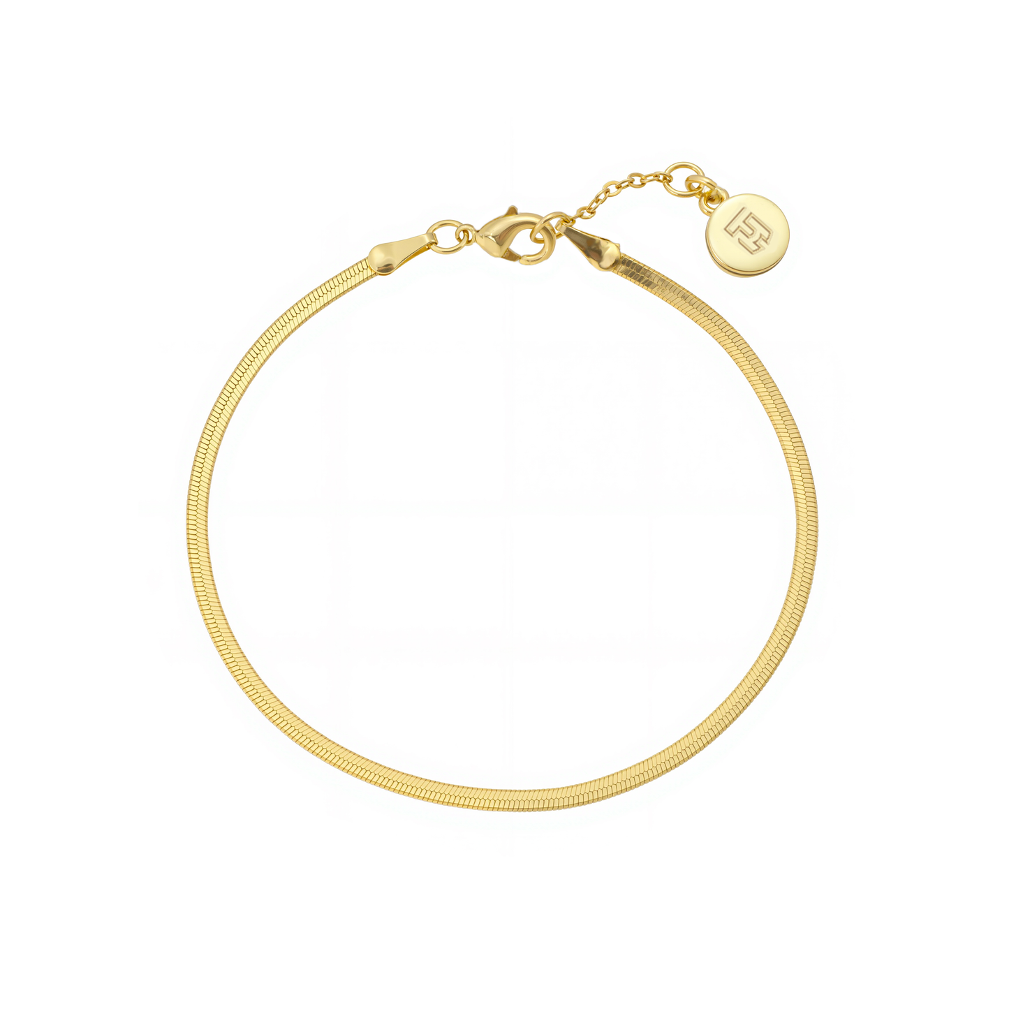 Tatiana Gold Herringbone Bracelet