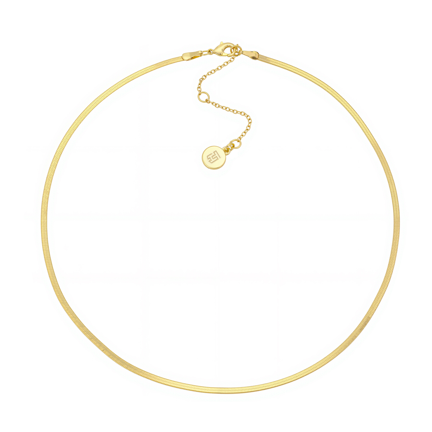 Sunisa Gold Herringbone Necklace