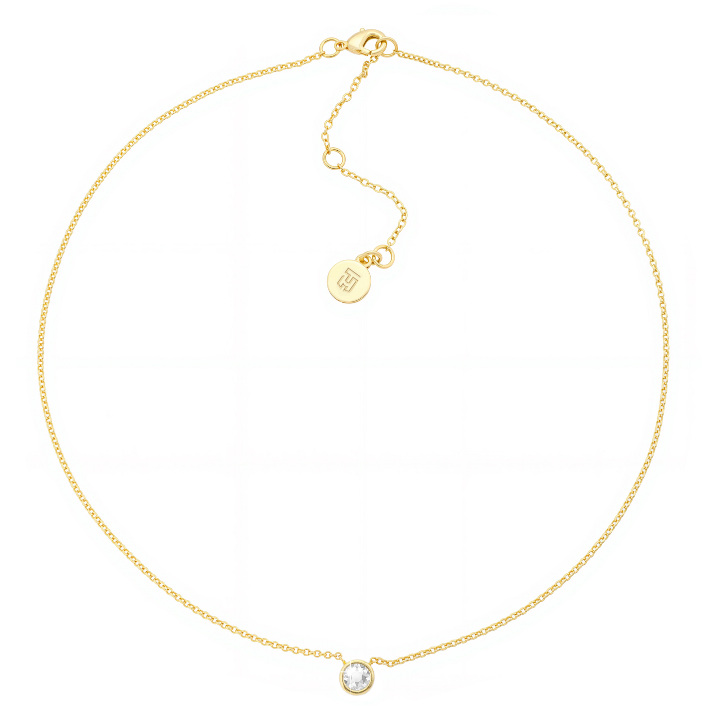 Federica Gold Rolo Chain Necklace