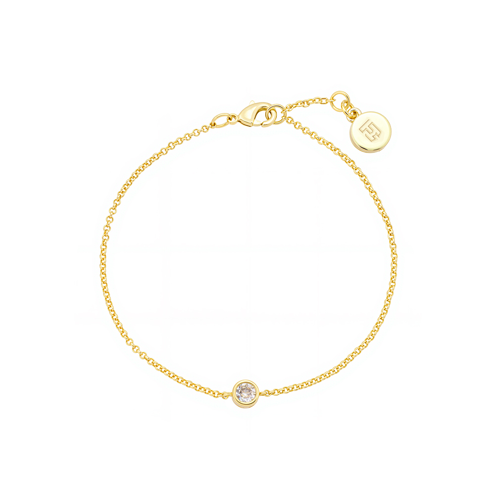 Michele Gold Rolo Chain Bracelet