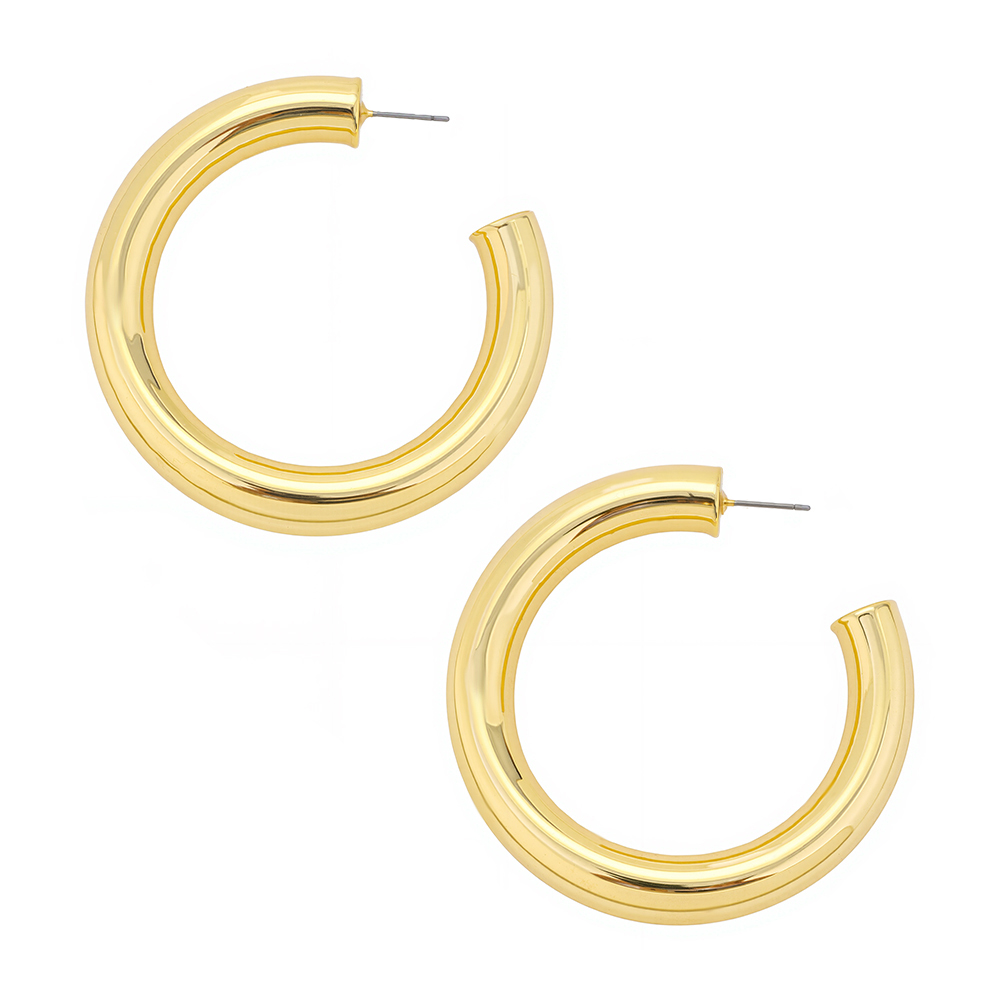 Emma Gold Hoop Earrings