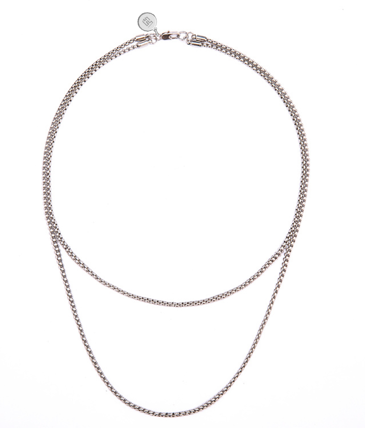 Emerson Silver Double Chainlink Necklace