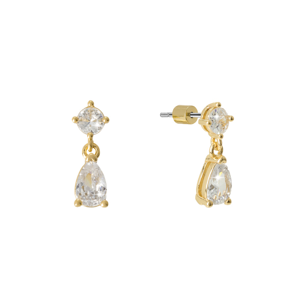 Iga Gold Pear Drop Earring