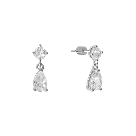 Iga Silver Pear Drop Earring