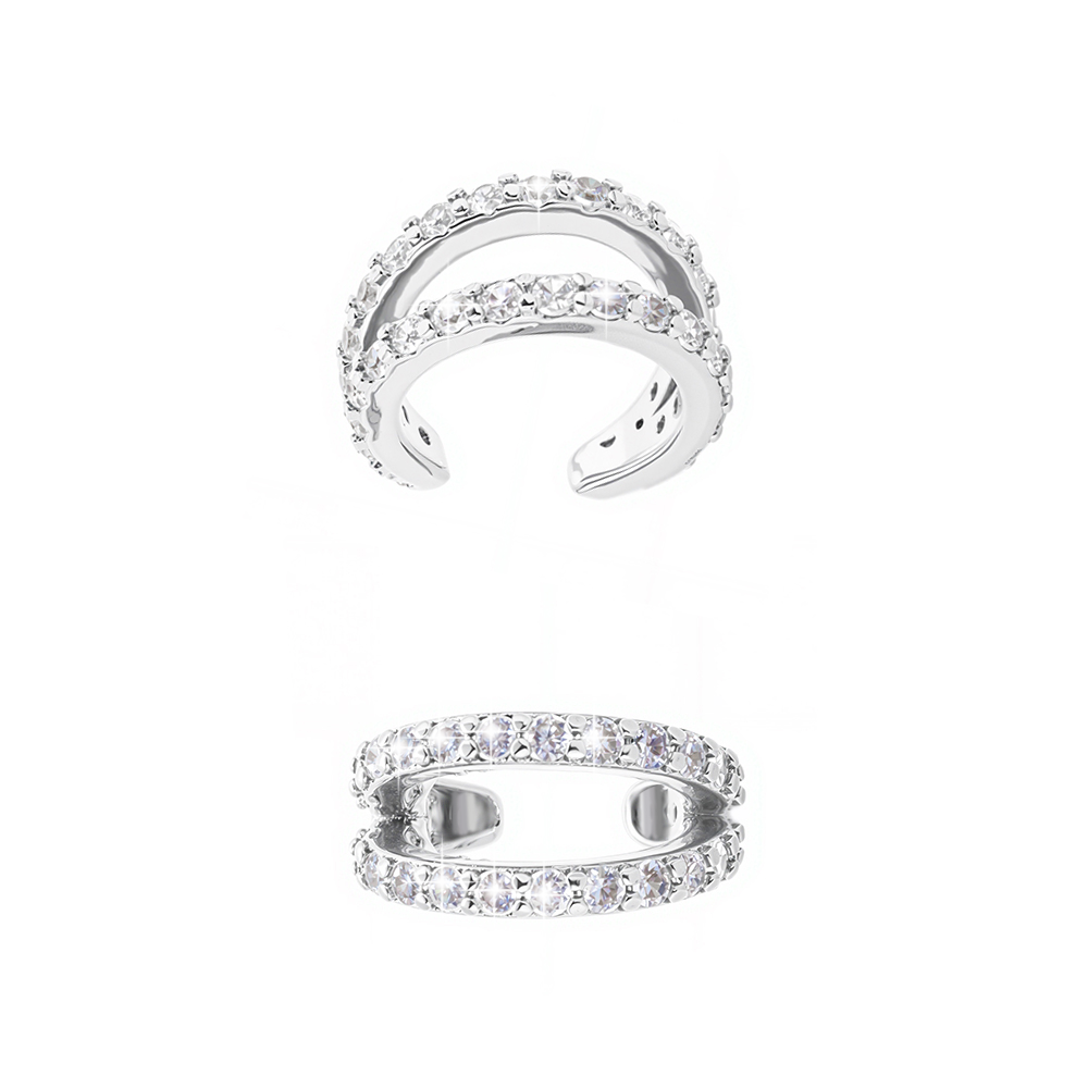 Chris Silver CZ Earcuff