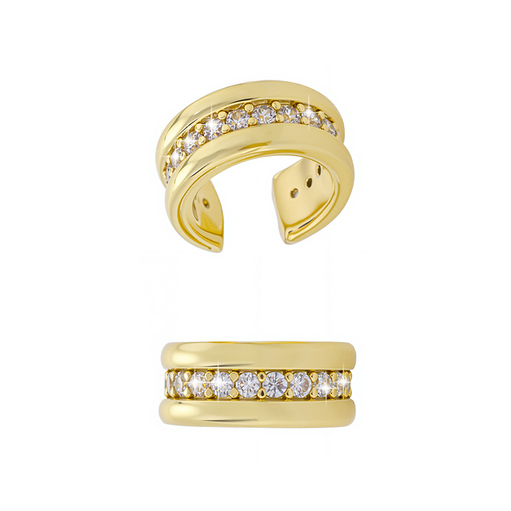 Cathy Gold CZ Earcuff