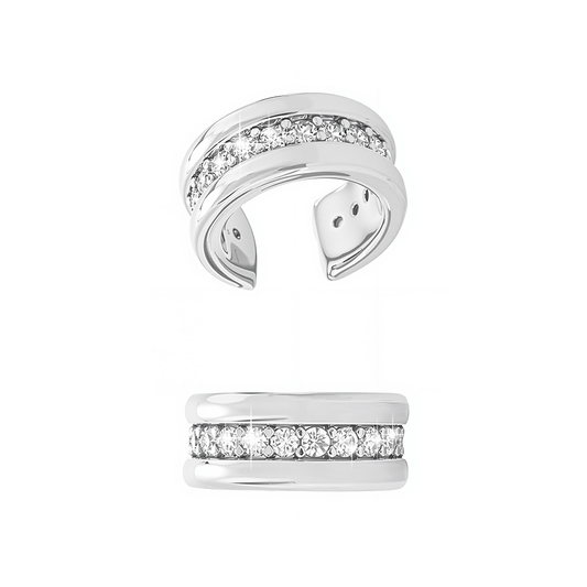 Cathy Silver CZ Earcuff