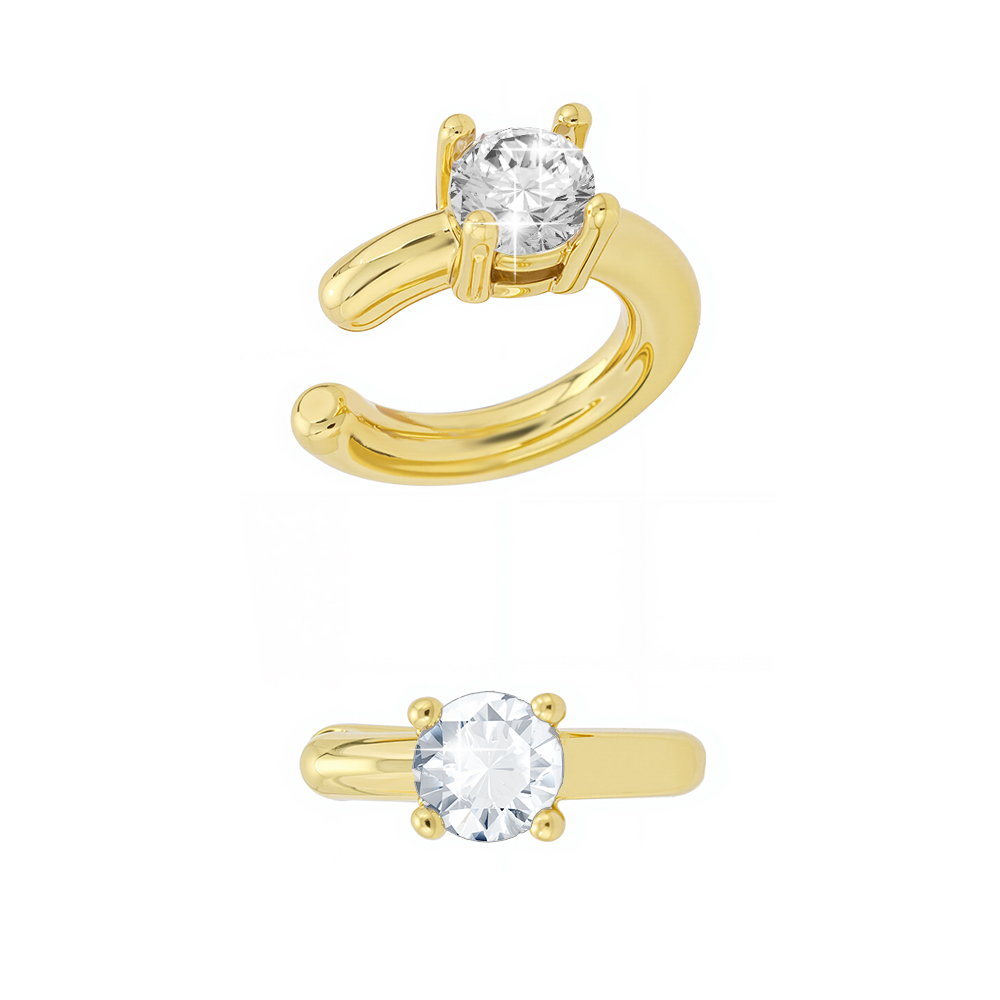 Katie Gold CZ Earcuff
