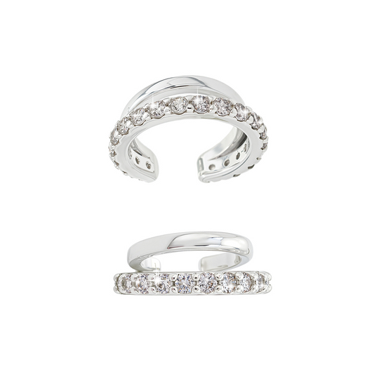 Martina Silver CZ Earcuff