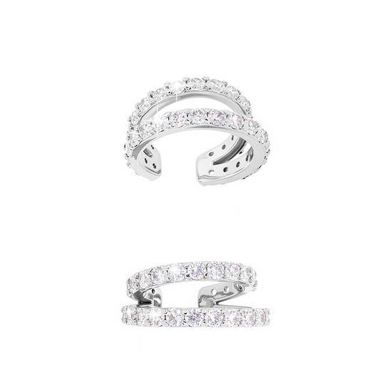 Allyson Silver CZ Earcuff