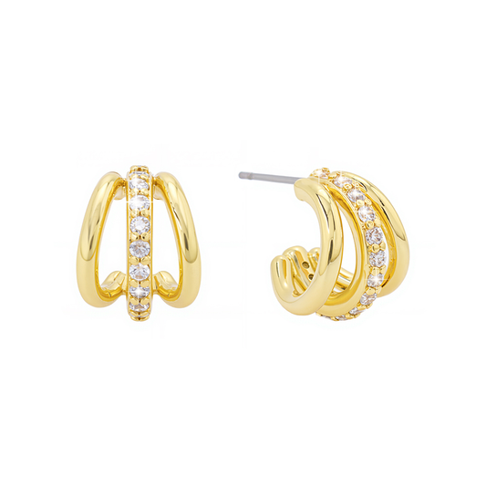 Jackie Gold Multi Earcuff