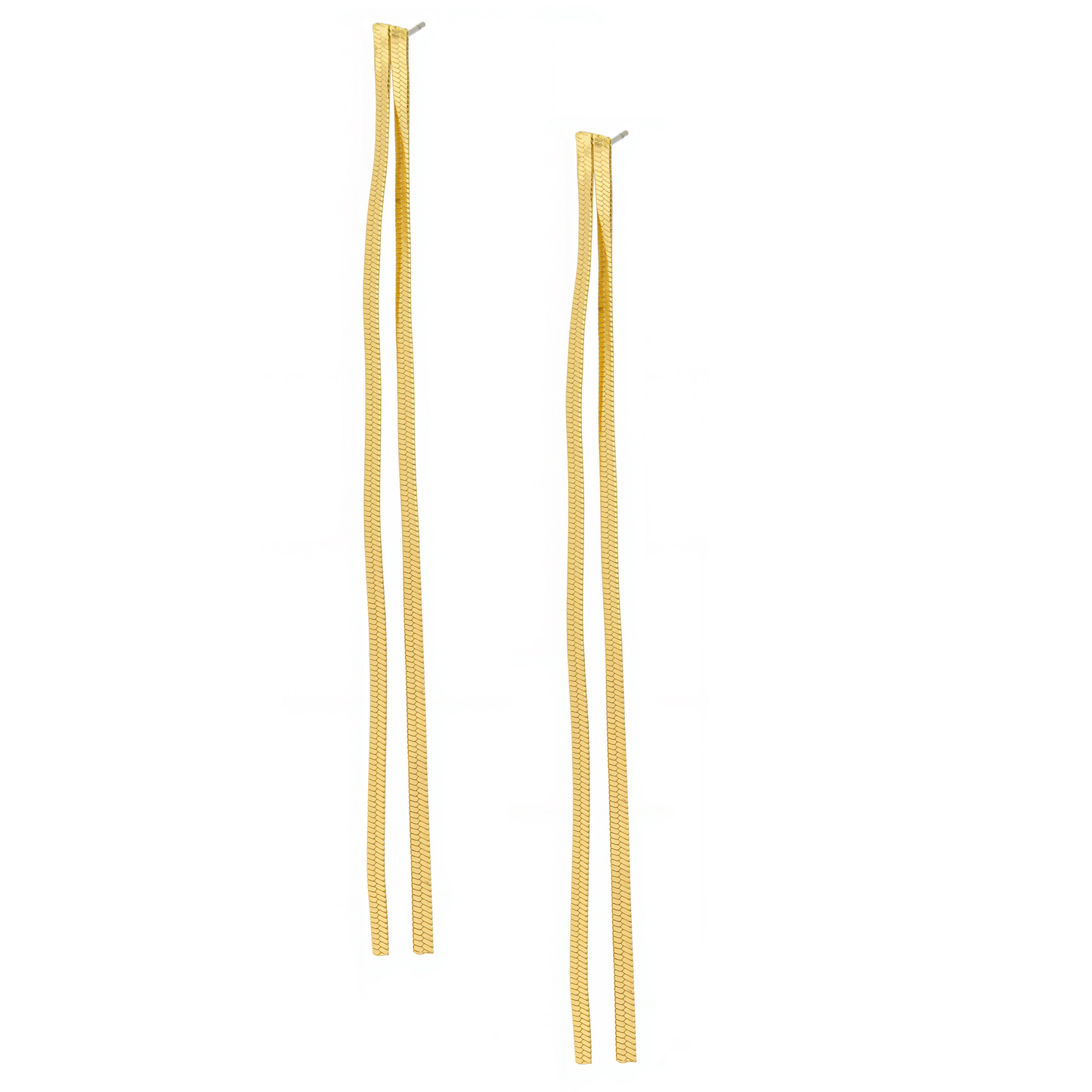 Dawn Gold Double Strand Drop  Earring