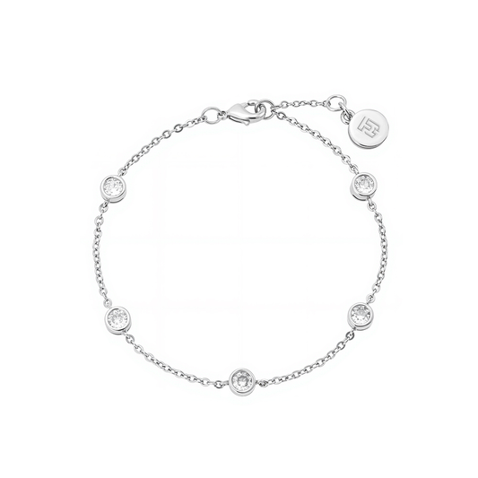 Susanne Silver Flat Cable Bracelet