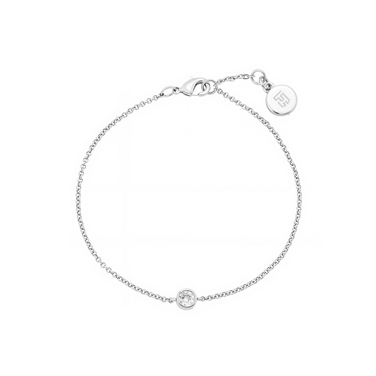 Michele Silver Rolo Chain Bracelet