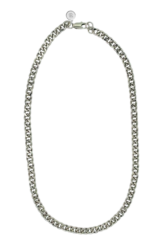 Mario Silver Chainlink Necklace