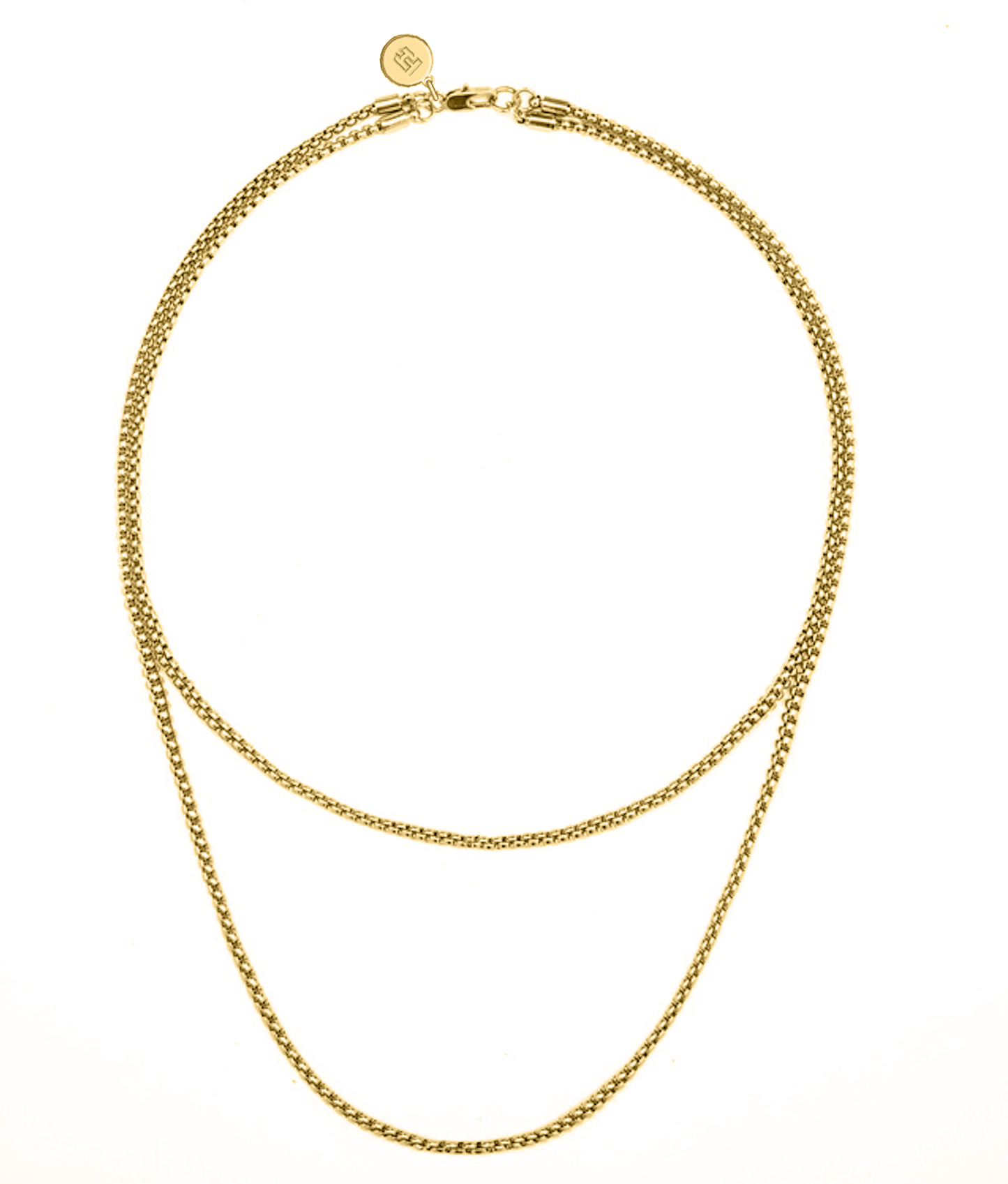 Emerson Gold Double Chainlink Necklace